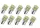 SMD-S25-3054 - 10db-os 21W 1156-54SMD - fehér - 12V