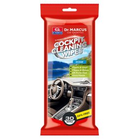   Dr. Marcus Cockpit Cleaning Wipes, matt műszerfal-ápoló kendő, óceán