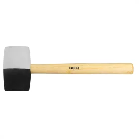 Gumikalapács 63mm 680g FEKETE fehér