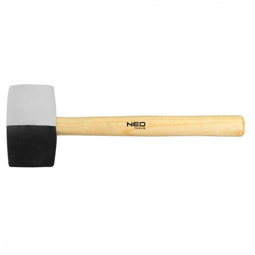 Gumikalapács 63mm 680g FEKETE fehér