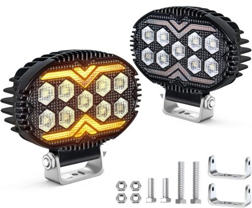 2DB-os "E" Jeles LED-es Munkalámpa – Index funkcióval 12–60V 22W