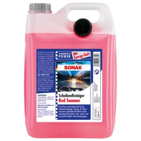   SONAX 266555 ScheibenReiniger, Red Summer, nyári kevert szélvédőmosó folyadék, 5 lit