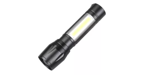 27006 Akkumulátoros LED zseblámpa - USB-ről tölthető A27006 16035