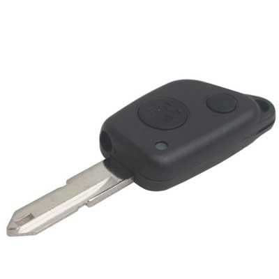 Peugeot 206, 2 gombos kulcsház, infrás kivitel