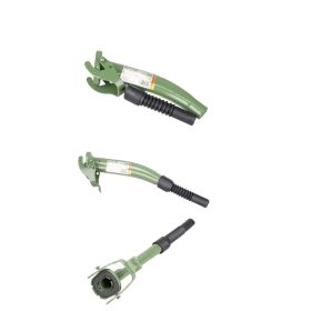 Benzinkanna kiöntő fém cső