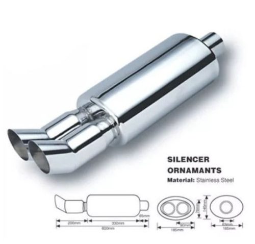 DTM Kipufogódob rozsdamentes acél KP-HJA0032