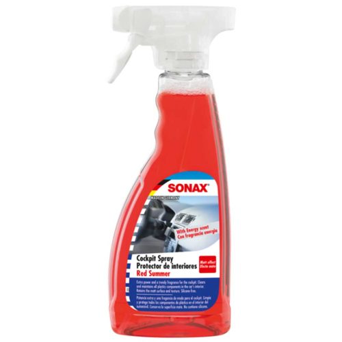 SONAX 366241 CockpitPfleger Matteffect Red Summer, műszerfalápoló (matt), 500 ml