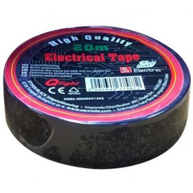 Szigetelőszalag, fekete, 19mm*20m