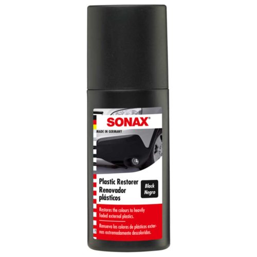 SONAX 409100 Plastic Restorer, műanyag felújító (fekete), 100 ml