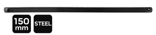 Fémfűrész, 150mm, fém keret, szénacél lap