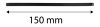 Fémfűrészlap, 150mm, szénacél, 10db