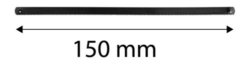 Fémfűrészlap, 150mm, szénacél, 10db