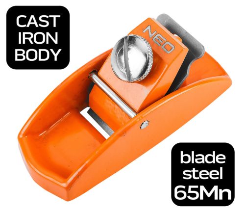 Kézi gyalu, fémházas, fához, 89x35mm