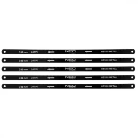 FémfűrészLAP készlet 300x12,5mm 5 db, HSS Bimetal