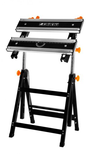 Állítható munkapad, alumínium 60 x 58 x 77-107cm