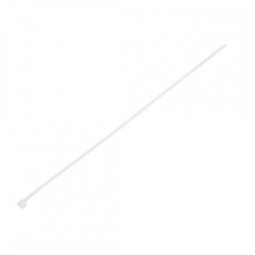 Kábelkötegelő, gyorskötöző, 2,5mm x 200mm, fehér, 100db