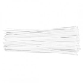  Kábelkötegelő, gyorskötöző, 3,6mm x 300mm, fehér, 100db