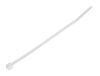Kábelkötegelő, gyorskötöző, 2,5mm x 100mm, fehér, 100db