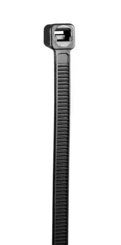 Kábelkötegelő, gyorskötöző, 3,6mm x 200mm, fekete, 100db