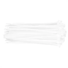 Kábelkötegelő 4,8x200mm, fehér, 75db