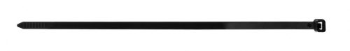 Kábelkötegelő, gyorskötöző, 4,8mm x 200mm, fekete, 75db