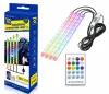  RGB Autó Beltéri Hangulatvilágítás – 12V + Applikációval vezérelhető