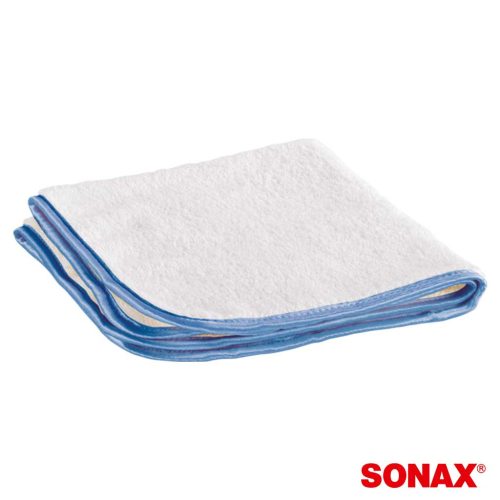 SONAX 450700 MicrofaserTuch ultrafein, mikroszálas törlőkendő, 3 db
