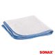 SONAX 450700 MicrofaserTuch ultrafein, mikroszálas törlőkendő, 3 db