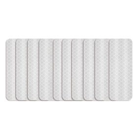 10DB-os Fényvisszaverő csík fehér A36008 30cm x 5cm