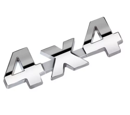3D fém 4x4 autó embléma 