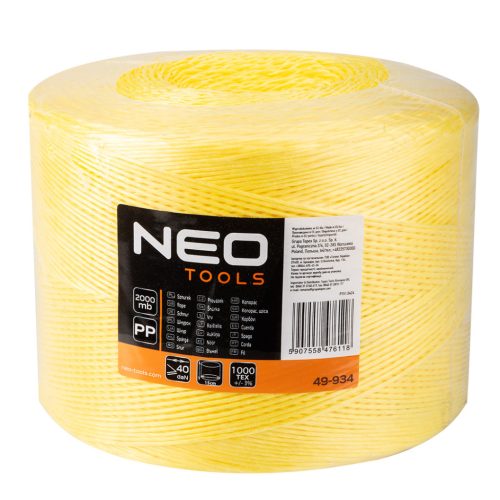 Polipropilén, PP, zsinór, 2000m