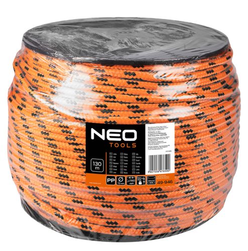 Kötél, fonatolt polipropilén 12mm/ 150m