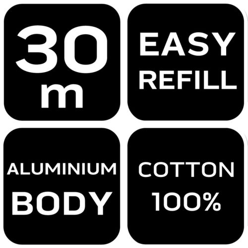 Kicsapózsinór alu házas, 30m