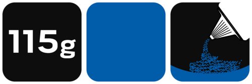 Porfesték, 115g, kék, min. rendelés: 5db