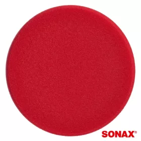   SONAX 493100 PolierSchwamm, polírozó szivacs (kemény), piros, 1 db