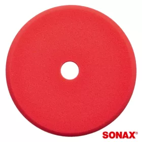   SONAX 493400 Polierschwamm, polírozó szivacs , finom pórusú, (piros), 1 darab
