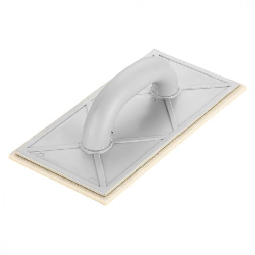 Műanyag simító filces, 4mm, 280x140mm, műanyag markolat