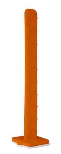 Szintezőtalp, aljzatkiegyenlítéshez, öntapadós, műanyag, 100mm, 20db/cs