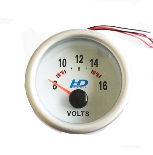 Fehér hátterű OR-LED7701 feszültségmérő