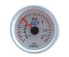 Turbónyomás mérőóra fehér számlapos LED7707