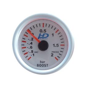 Turbónyomás mérőóra fehér számlapos LED7707