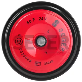 Seger tányérkürt, mély, 91mm, 24V 335Hz