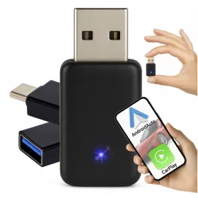 CarPlay 2in1 vezeték nélküli adapter IOS/ANDROID