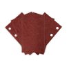 Csiszolópapír, tépőzáras, 80x130mm, P80, 8 lyukas, 04-623-hoz, 5db