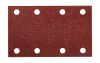 Csiszolópapír, tépőzáras, 80x130mm, P80, 8 lyukas, 04-623-hoz, 5db