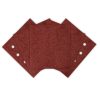 Csiszolópapír, tépőzáras, 113x113mm, P80, 8 lyukas, 04-623-hoz, 5db