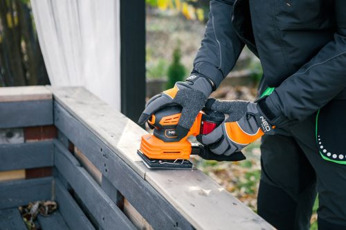 Csiszolópapír, tépőzáras, 113x113mm, P80, 8 lyukas, 04-623-hoz, 5db