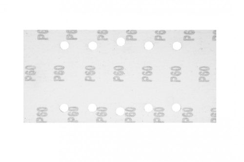 Csiszolópapír tépőzáras 115 x 230 mm, K60, 5 db, lyukas,