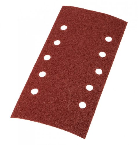 Csiszolópapír tépőzáras 115 x 230 mm, K60, 5 db, lyukas,