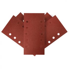   Csiszolópapír tépőzáras 115 x 230 mm, K120, 5 db, lyukas,